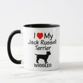J'Aime Mon Jack Russell Terrier Chien Mug (Gauche)