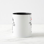 J'Aime Mon Jouet Poodle Mug (Centre)