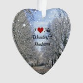 J'Aime Mon Merveilleux Mari - Jour d'hiver neigeux (devant)