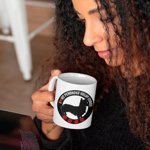 J'aime mon mug de café Pembroke Welsh Corgi