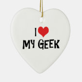 J'Aime Mon Ornement Geek (Droite)