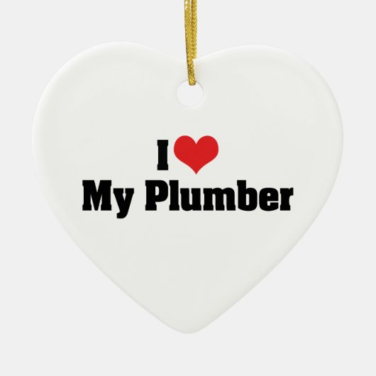 J'Aime Mon Ornement Plomber (Devant)