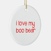 J'Aime Mon Ornement Porteur De Boo (Droite)