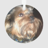 J'AIME MON ornement YORKIE (dos)