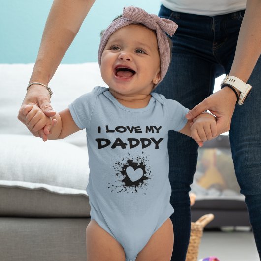 J'aime mon papa - body bébé, cadeau bébé, bébé