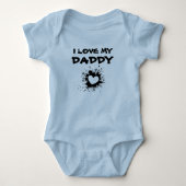 J'aime mon papa - body bébé, cadeau bébé, bébé (Devant)
