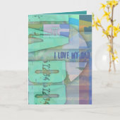 J'aime mon père Fermer la carte de voeux (Fleur jaune)