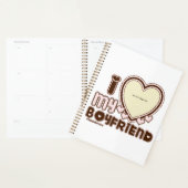 J'aime mon petit ami rose (Devant avec enveloppe)