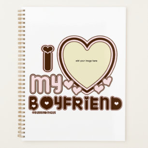 J'aime mon petit ami rose