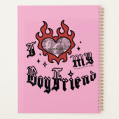 J'aime mon petit ami - Rouge - DingusDesign  (Dos)