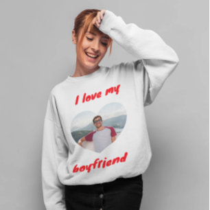 J'aime mon petit ami sweatshirt