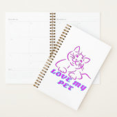 J'AIME MON PETIT CHAT ROSE (Devant avec enveloppe)