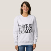 J'AIME MON PROBLÈME D'ATTITUDE, T-shirts (Devant entier)