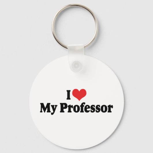J'aime mon professeur porte-clés (Recto)