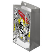 J'aime MON sac de cadeau de surf de la vie (Devant Angle)