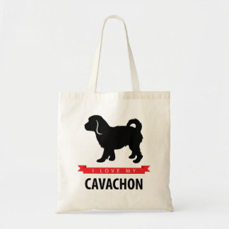 J'aime mon sac fourre-tout à Cavachon