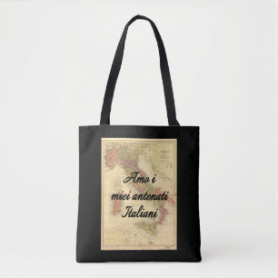 J'aime mon sac fourre-tout fait sur commande