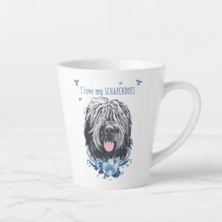 J'aime mon Schapendoes Coffee Mug Poster Sac fourr