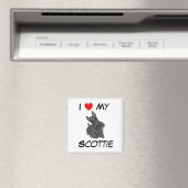 J'aime mon Scottie Magnet (In Situ (Lave-vaisselle))