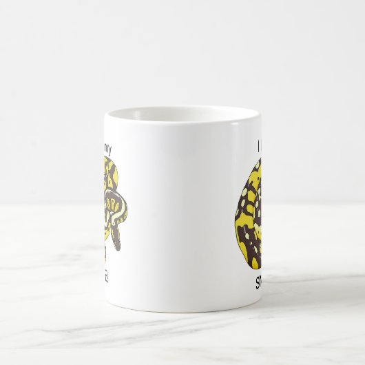 J'aime mon serpent ! Tasse de café (Centre)