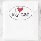 J'Aime Mon Sticker De Chat (Sac)