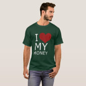 J'AIME MON T-SHIRT D'ARGENT (Devant entier)