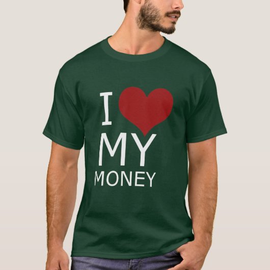 J'AIME MON T-SHIRT D'ARGENT (Devant)