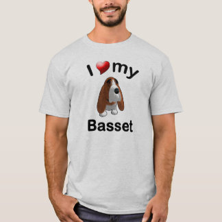 J'aime mon T-shirt de basset