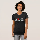 J'aime mon T-shirt de Shih Tzu (Devant entier)
