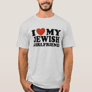 J'Aime Mon T-Shirt Juive Petite Amie