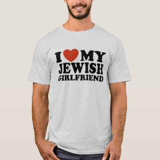 J'Aime Mon T-Shirt Juive Petite Amie