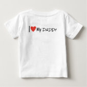 J'aime mon T-shirt papa (Dos)