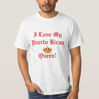 J'aime mon T-shirt portoricain de la Reine