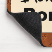 J'aime mon tapis de souris de barzoï (Coin)