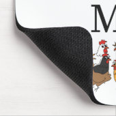 J'aime mon tapis de souris de poulets (Coin)
