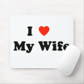 J'aime mon tapis de souris d'épouse (Avec souris)