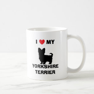 "J'aime mon tasse de Yorkshire Terrier"
