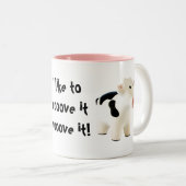J'aime mooover ça mooover ça ... mug à thé anglais (Devant droit)