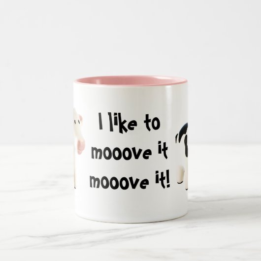 J'aime mooover ça mooover ça ... mug à thé anglais (Centre)