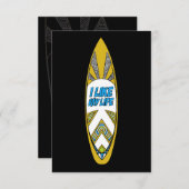 J'aime MY life surboard Merci notes (Devant / Derrière)