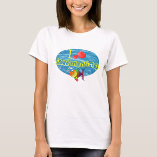 J'aime nager le T-shirt