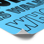 J'aime Ne Pas Courir Affiche Signe Drôle (Coin)