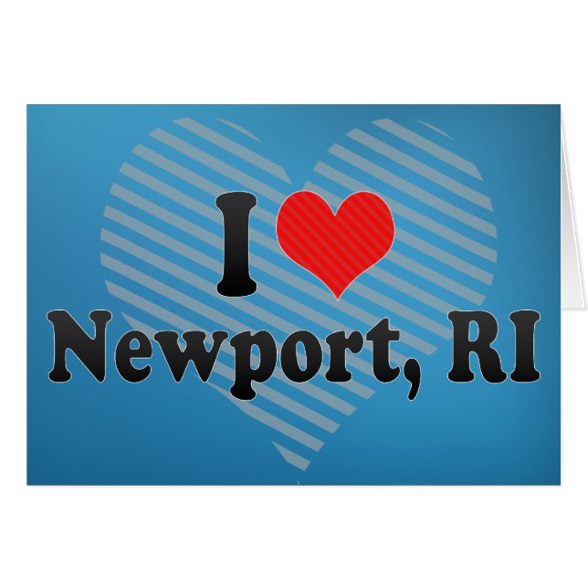 J'aime Newport, RI (Devant horizontal)