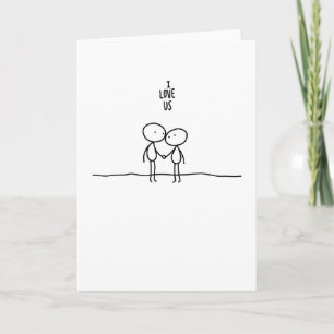 J'AIME NOUS Carte de voeux