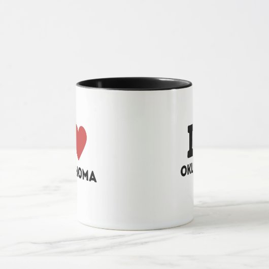 J'aime Oklahoma Mug (Centre)