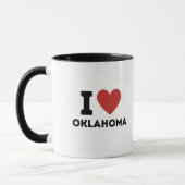 J'aime Oklahoma Mug (Gauche)