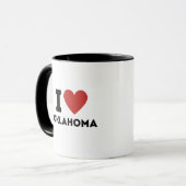 J'aime Oklahoma Mug (Devant gauche)
