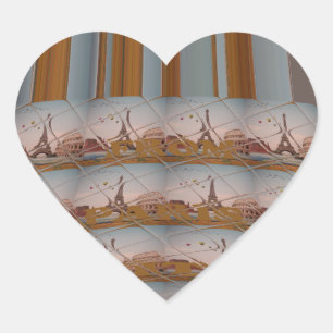 J'aime Paris (ik hou van Parijs) Hart Sticker