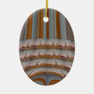 J'aime Paris (ik hou van Parijs) Keramisch Ornament