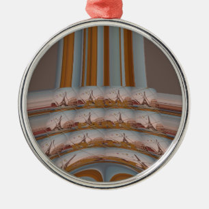 J'aime Paris (ik hou van Parijs) Metalen Ornament